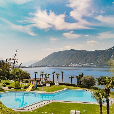 Luganersee, Pool, Strand, Parkplatz, Suite 204 Bissone Eksteriør billede