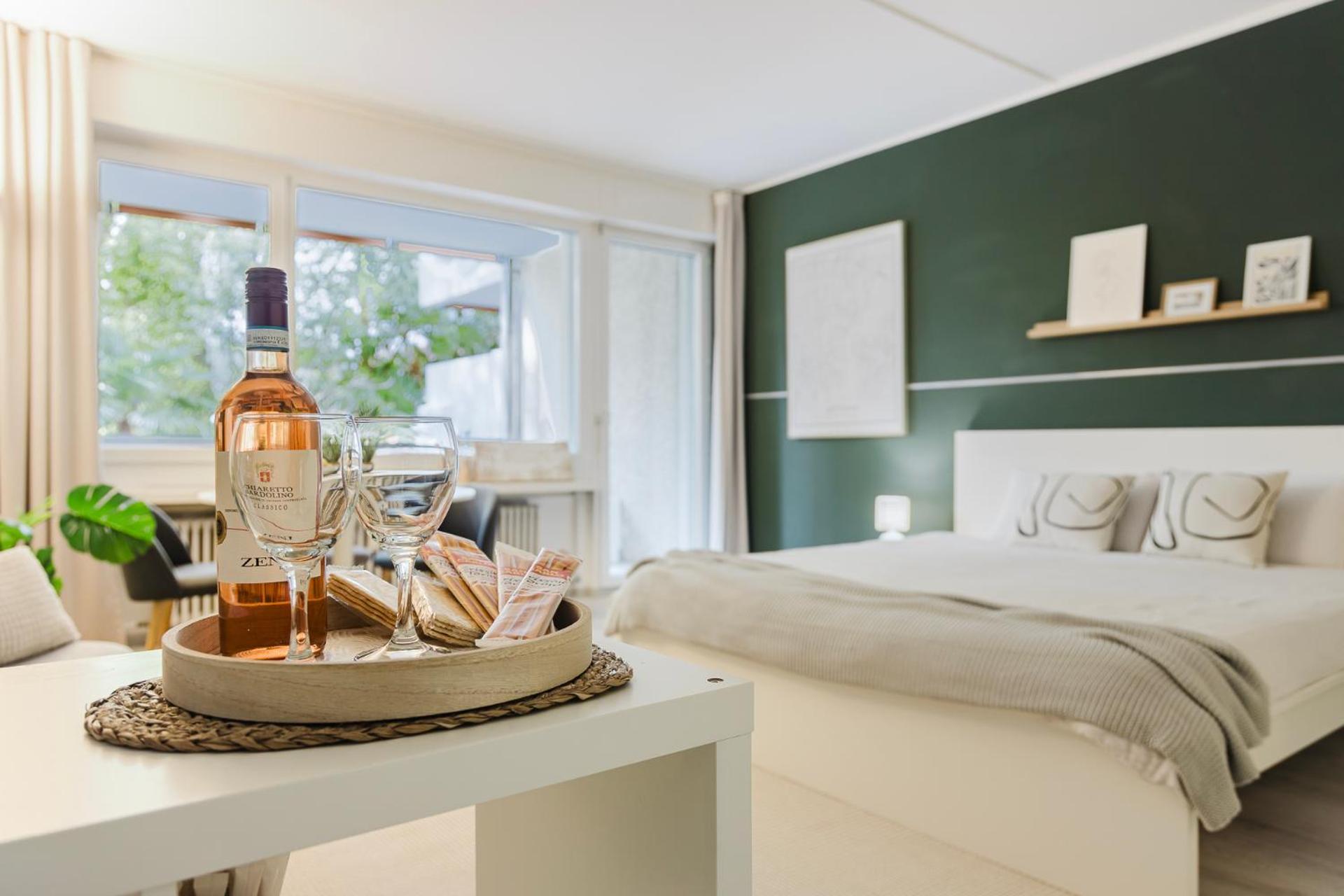 Luganersee, Pool, Strand, Parkplatz, Suite 204 Bissone Eksteriør billede